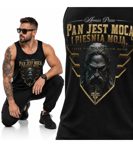 tank-top Chrześcijański   Pan jest moją Mocą
